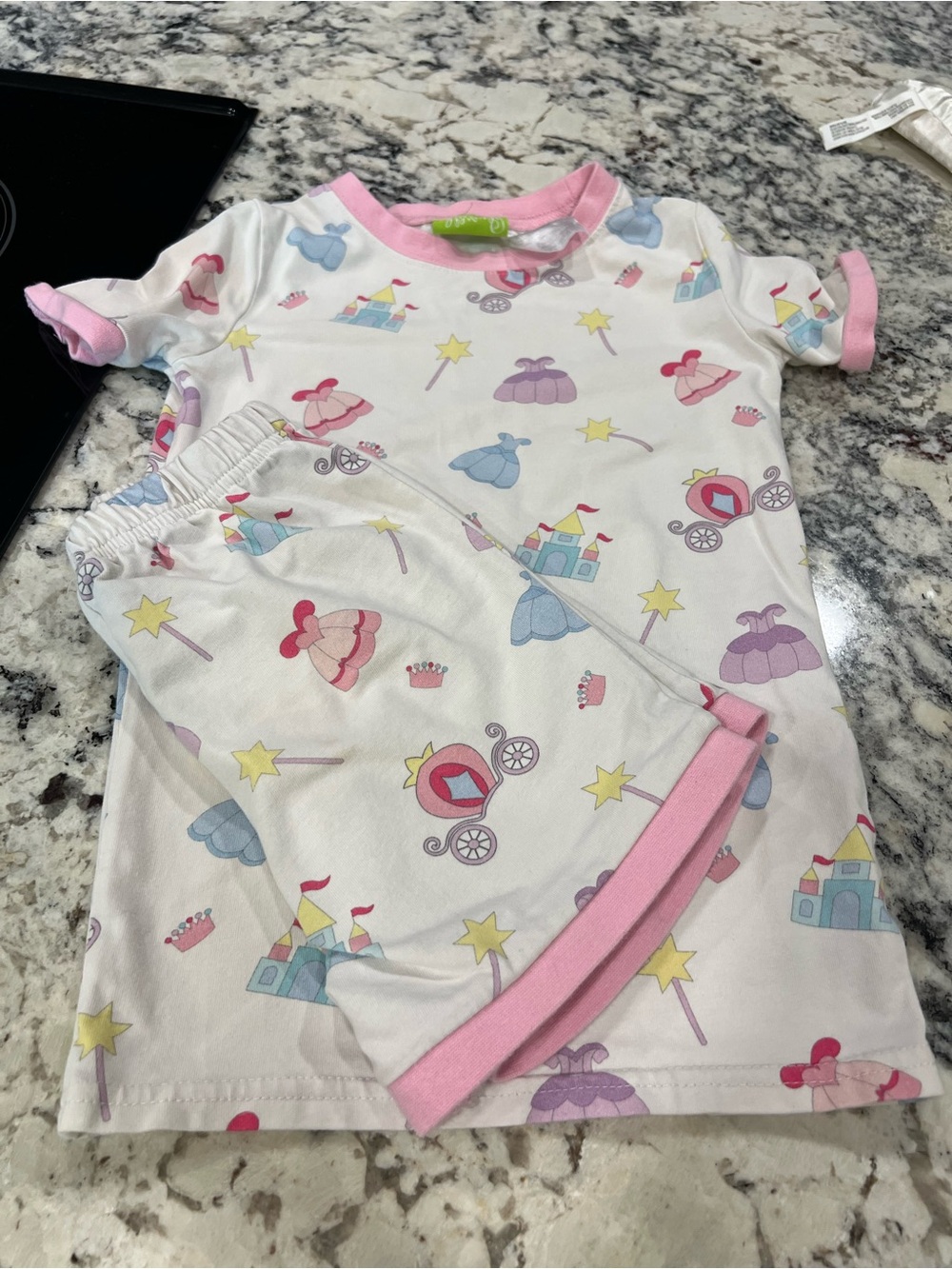 Classic Whimsey Fairytale Princess Print Pajama Set